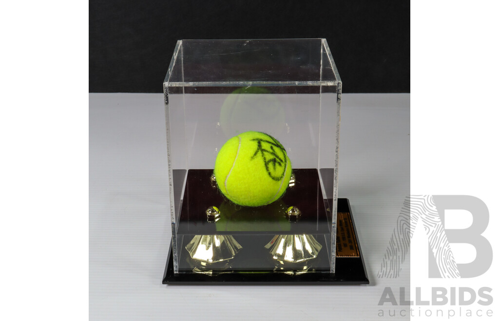 Wimbledon Finalist Pat Rafter Hand Signed Tennis Ball