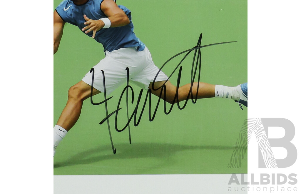 Former World No. 1 Tennis Player Lleyton Hewitt Hand Signed Framed Photo