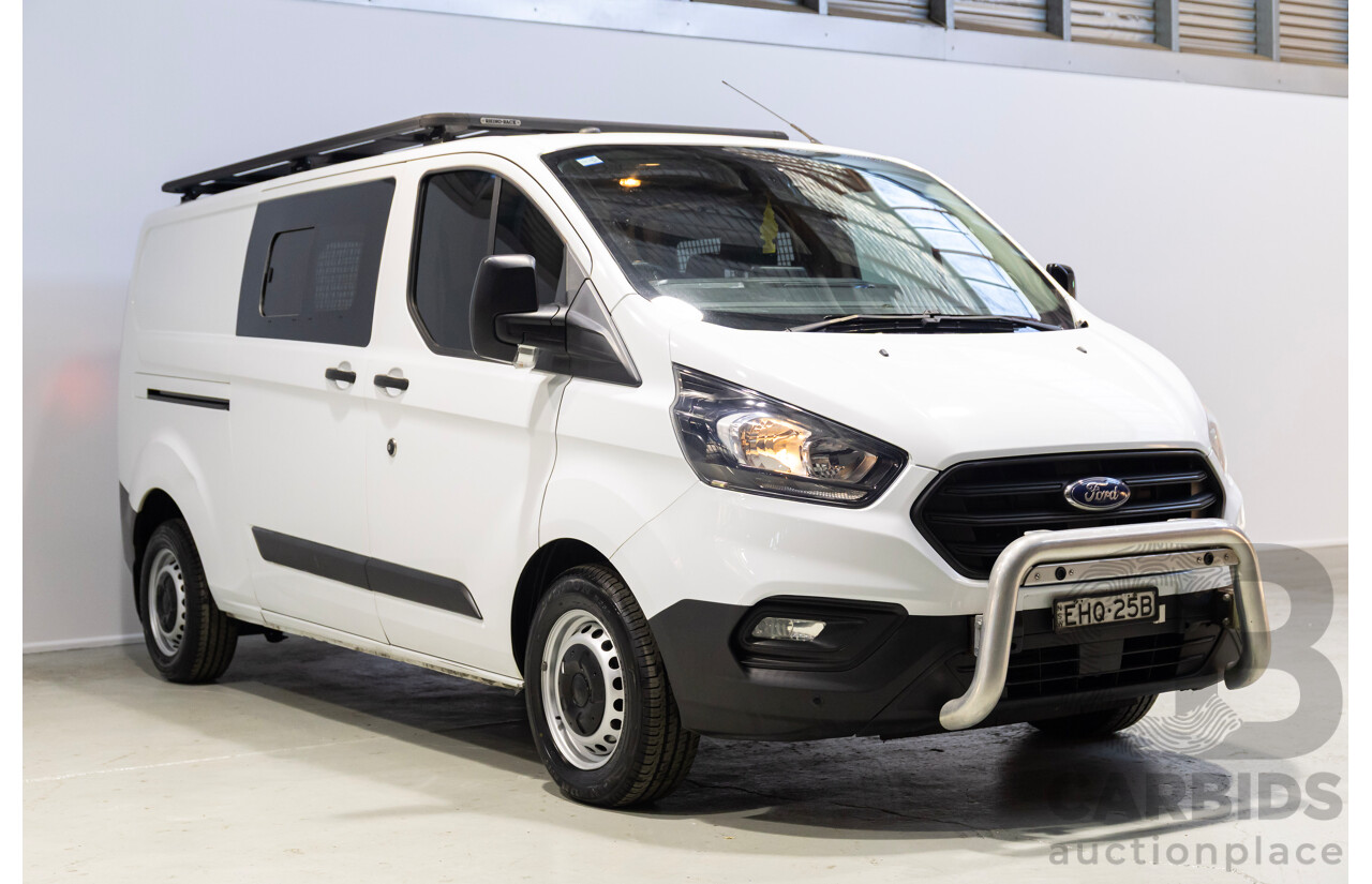 01/2020 Ford Transit Custom 340L LWB VN MY19.75 Van White Turbo Diesel 2.0L