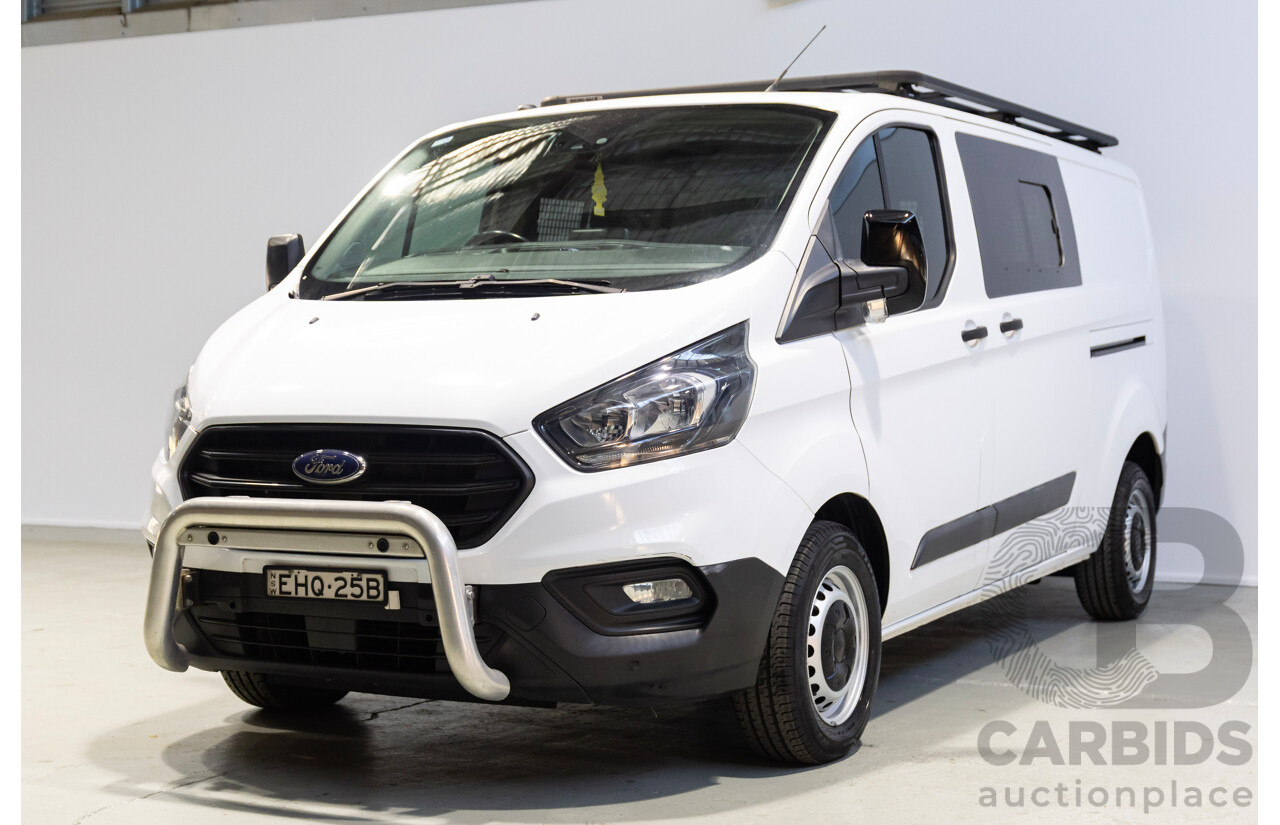 01/2020 Ford Transit Custom 340L LWB VN MY19.75 Van White Turbo Diesel 2.0L