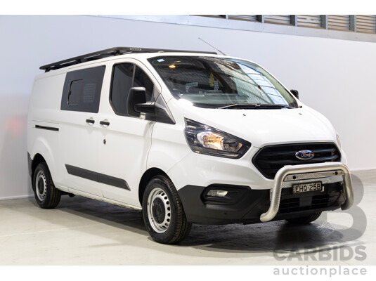 01/2020 Ford Transit Custom 340L LWB VN MY19.75 Van White Turbo Diesel 2.0L