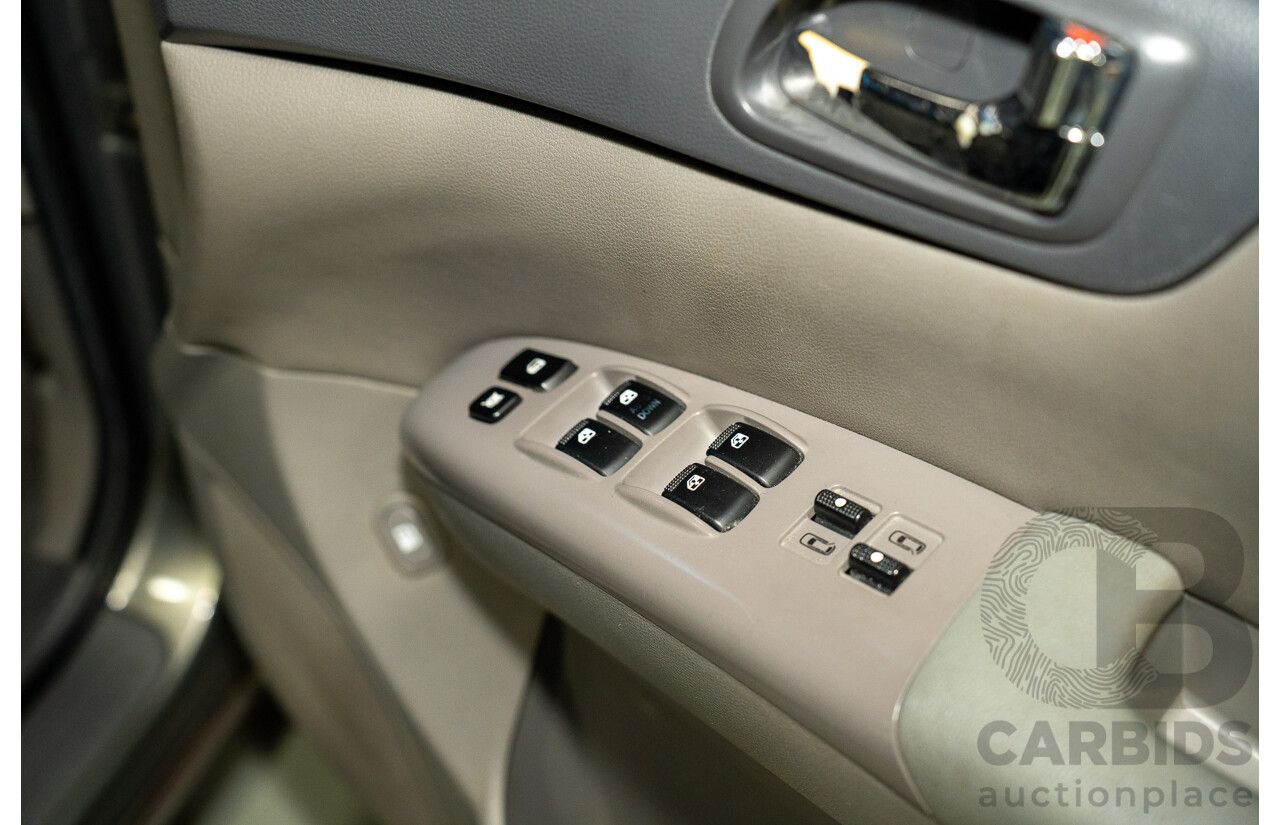 03/2011 Kia Grand Carnival Si FWD VQ MY11 4D Wagon Silver 3.5L