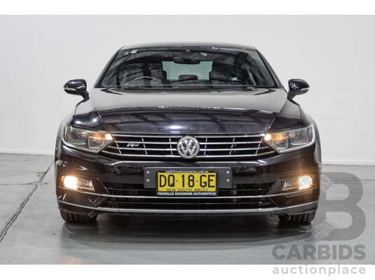 07/2016 Volkswagen Passat 132 TSI Comfortline 3C MY16 4D Sedan Deep Black Pearl Turbo 1.8L