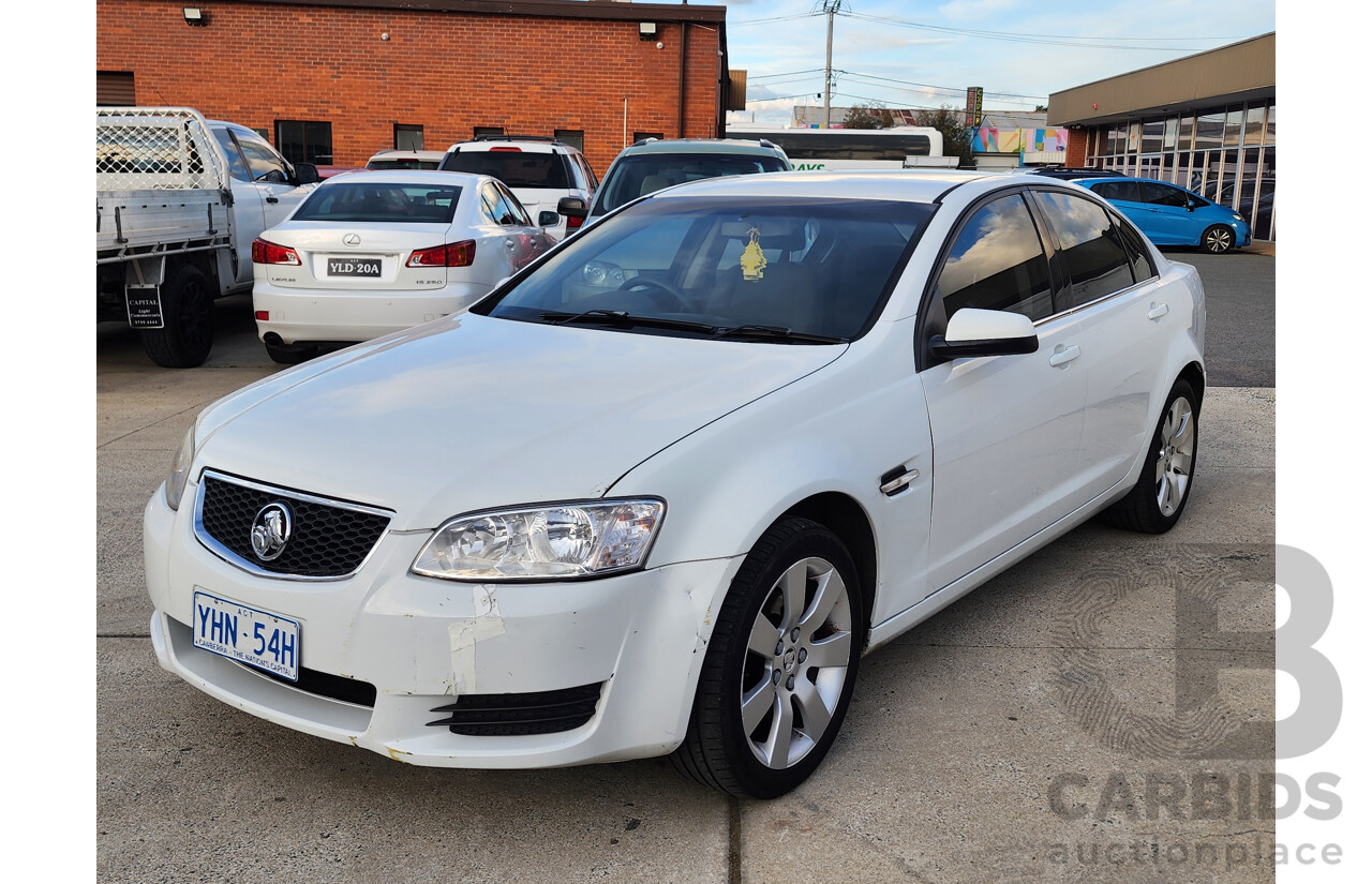 10/2010 Holden Commodore Omega VE MY10 4d Sedan White 3.0L