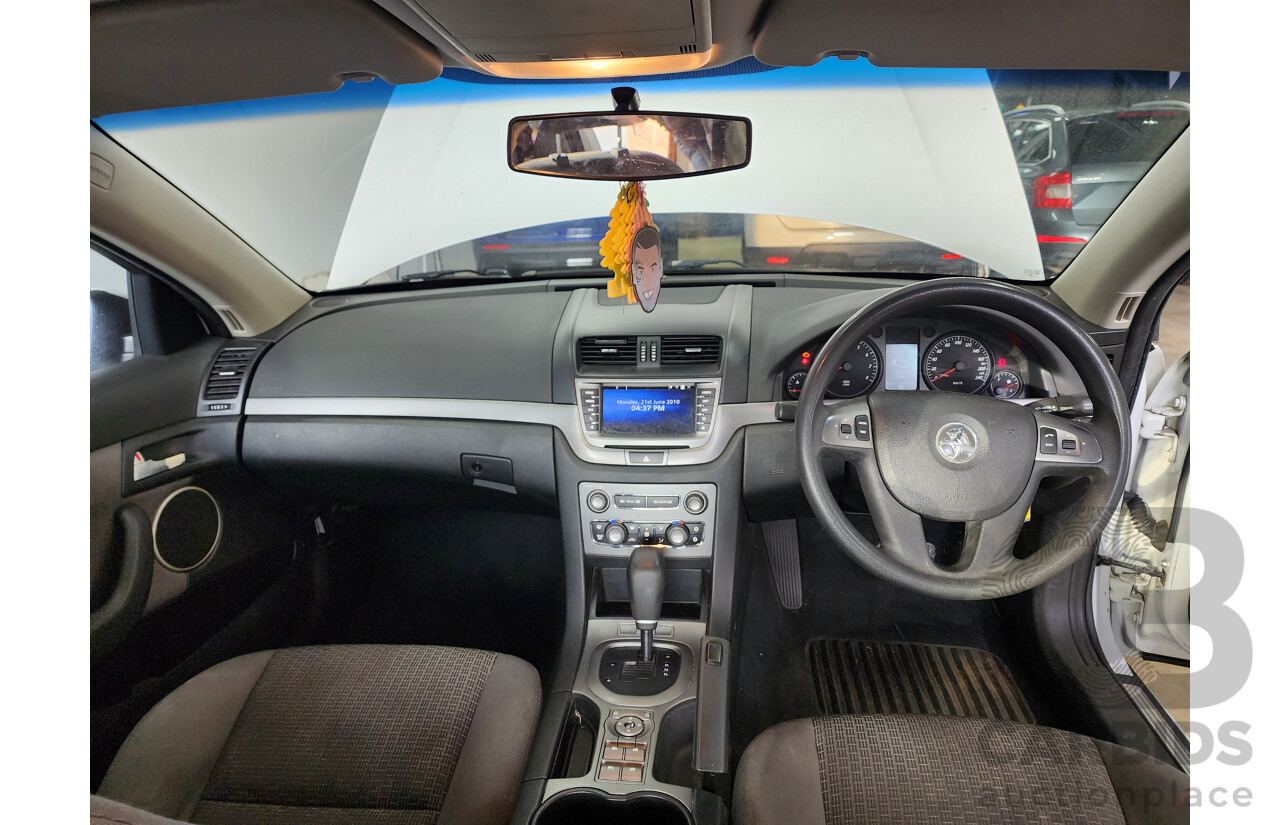 10/2010 Holden Commodore Omega VE MY10 4d Sedan White 3.0L