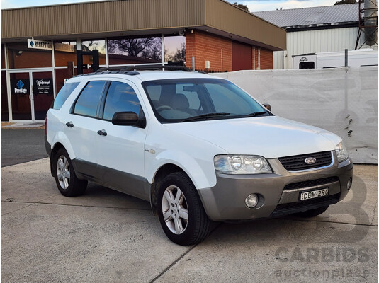09/2007 Ford Territory TS (4x4) SY 4d Wagon White 4.0L