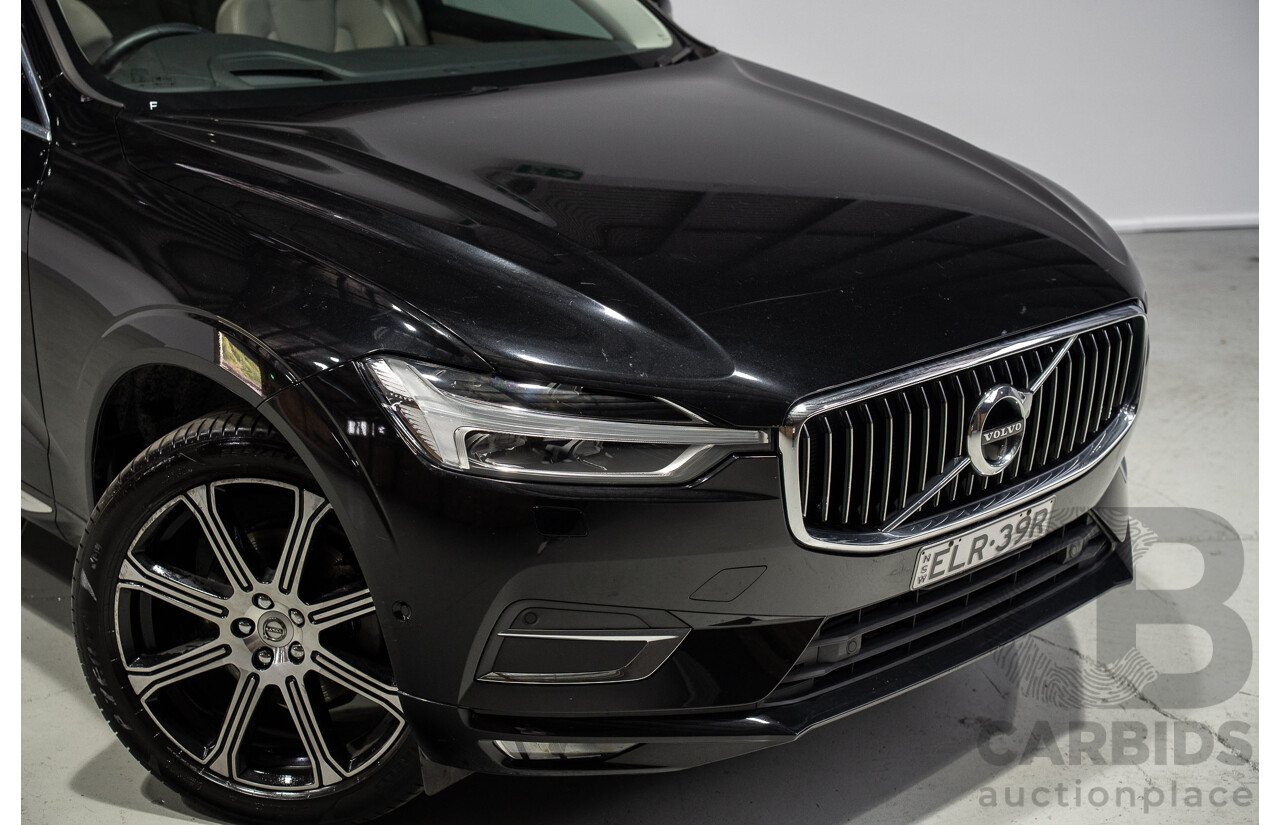 12/2020 Volvo XC60 T5 Inscription (AWD) 246 MY21 4d Wagon Onyx Black Metallic Turbo 2.0L