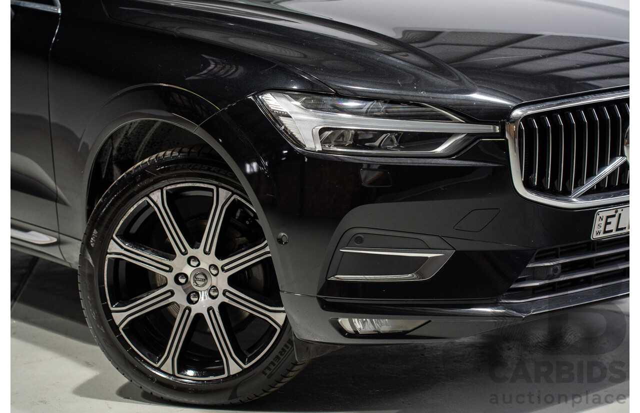 12/2020 Volvo XC60 T5 Inscription (AWD) 246 MY21 4d Wagon Onyx Black Metallic Turbo 2.0L