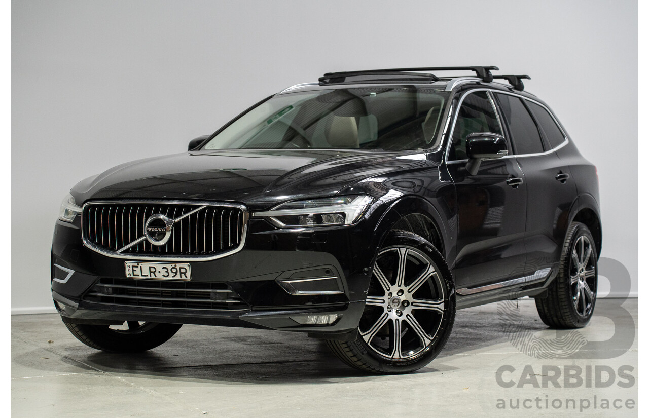 12/2020 Volvo XC60 T5 Inscription (AWD) 246 MY21 4d Wagon Onyx Black Metallic Turbo 2.0L