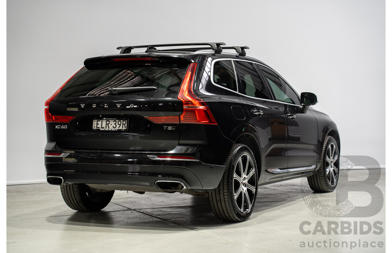 12/2020 Volvo XC60 T5 Inscription (AWD) 246 MY21 4d Wagon Onyx Black Metallic Turbo 2.0L