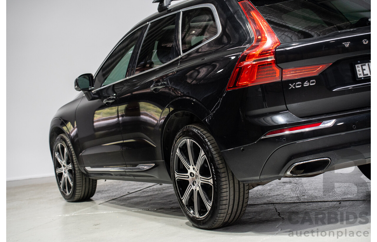 12/2020 Volvo XC60 T5 Inscription (AWD) 246 MY21 4d Wagon Onyx Black Metallic Turbo 2.0L