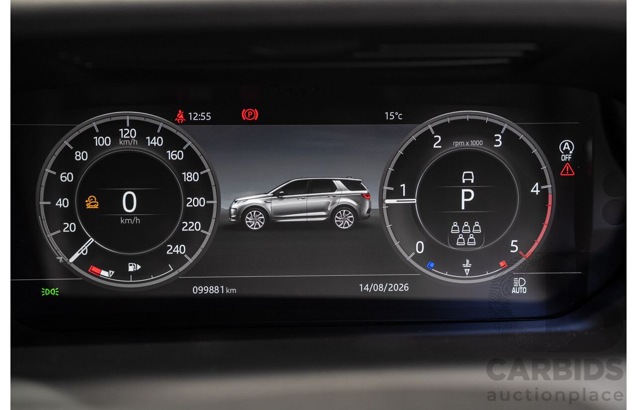 10/2019 Land Rover Discovery Sport D180 R-Dynamic SE (132kW) AWD L550 MY20 4d Wagon Black Turbo Diesel 2.0L - 7 Seater