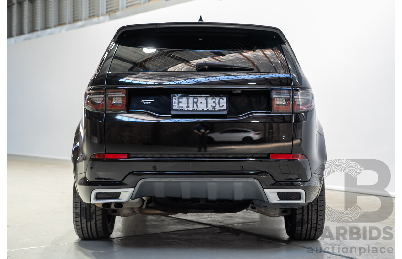 10/2019 Land Rover Discovery Sport D180 R-Dynamic SE (132kW) AWD L550 MY20 4d Wagon Black Turbo Diesel 2.0L - 7 Seater