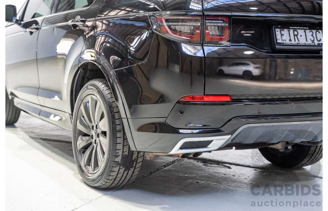 10/2019 Land Rover Discovery Sport D180 R-Dynamic SE (132kW) AWD L550 MY20 4d Wagon Black Turbo Diesel 2.0L - 7 Seater