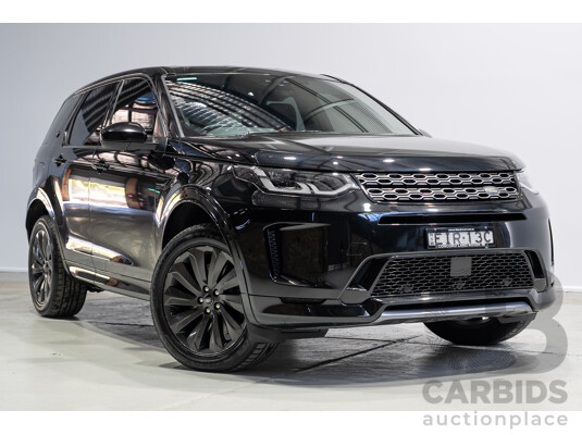 10/2019 Land Rover Discovery Sport D180 R-Dynamic SE (132kW) AWD L550 MY20 4d Wagon Black Turbo Diesel 2.0L - 7 Seater