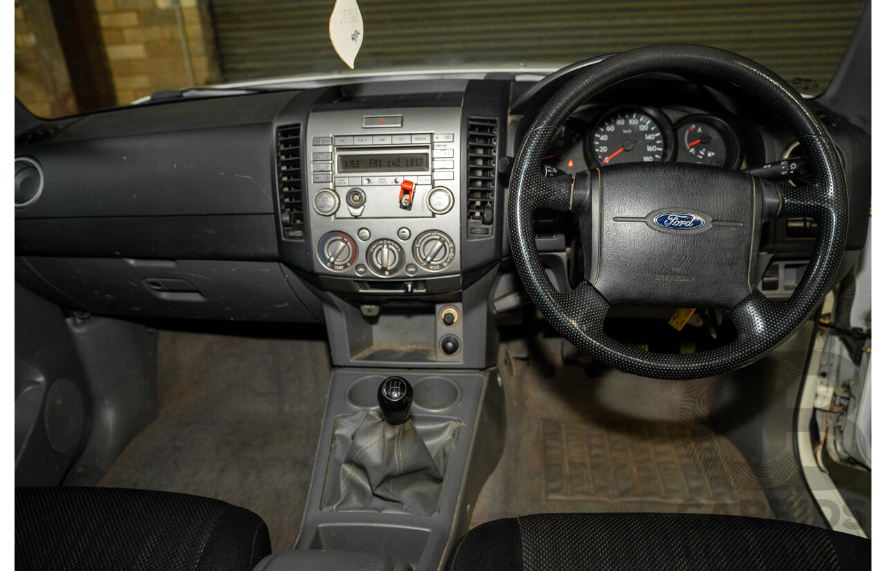 07/2010 Ford Ranger XL PK Super Cab Pick Up White Turbo Diesel 3.0L