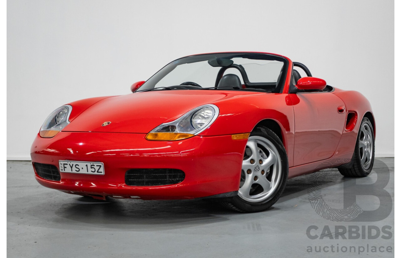 12/1998 Porsche Boxster 2d Roadster Rosso Red 2.5L