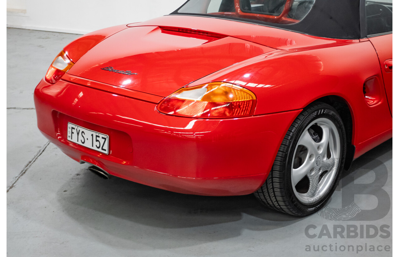 12/1998 Porsche Boxster 2d Roadster Rosso Red 2.5L