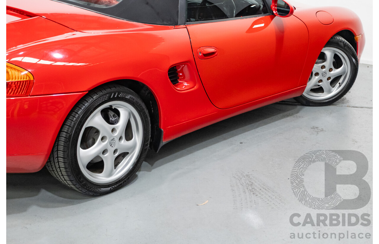 12/1998 Porsche Boxster 2d Roadster Rosso Red 2.5L