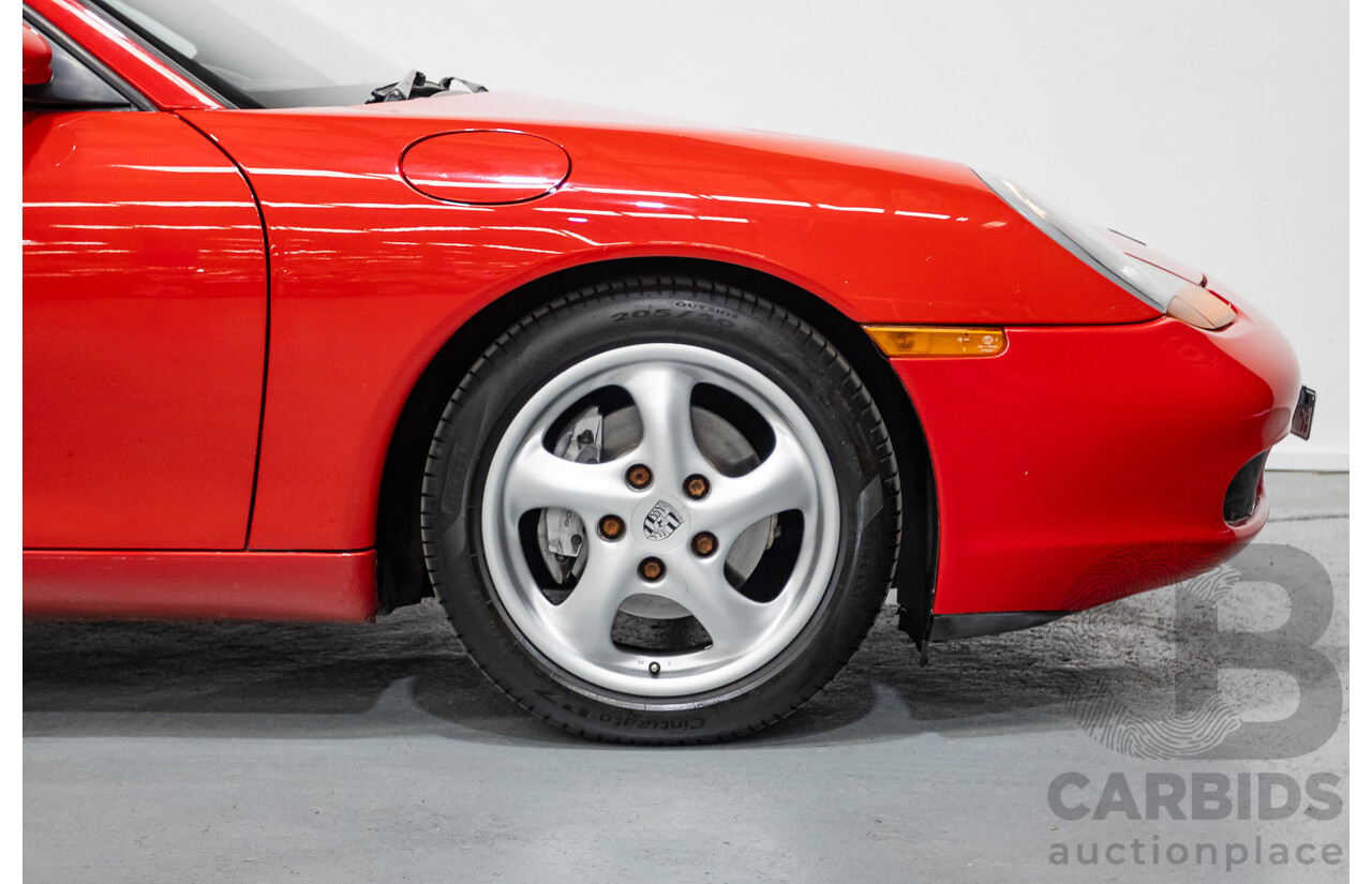 12/1998 Porsche Boxster 2d Roadster Rosso Red 2.5L