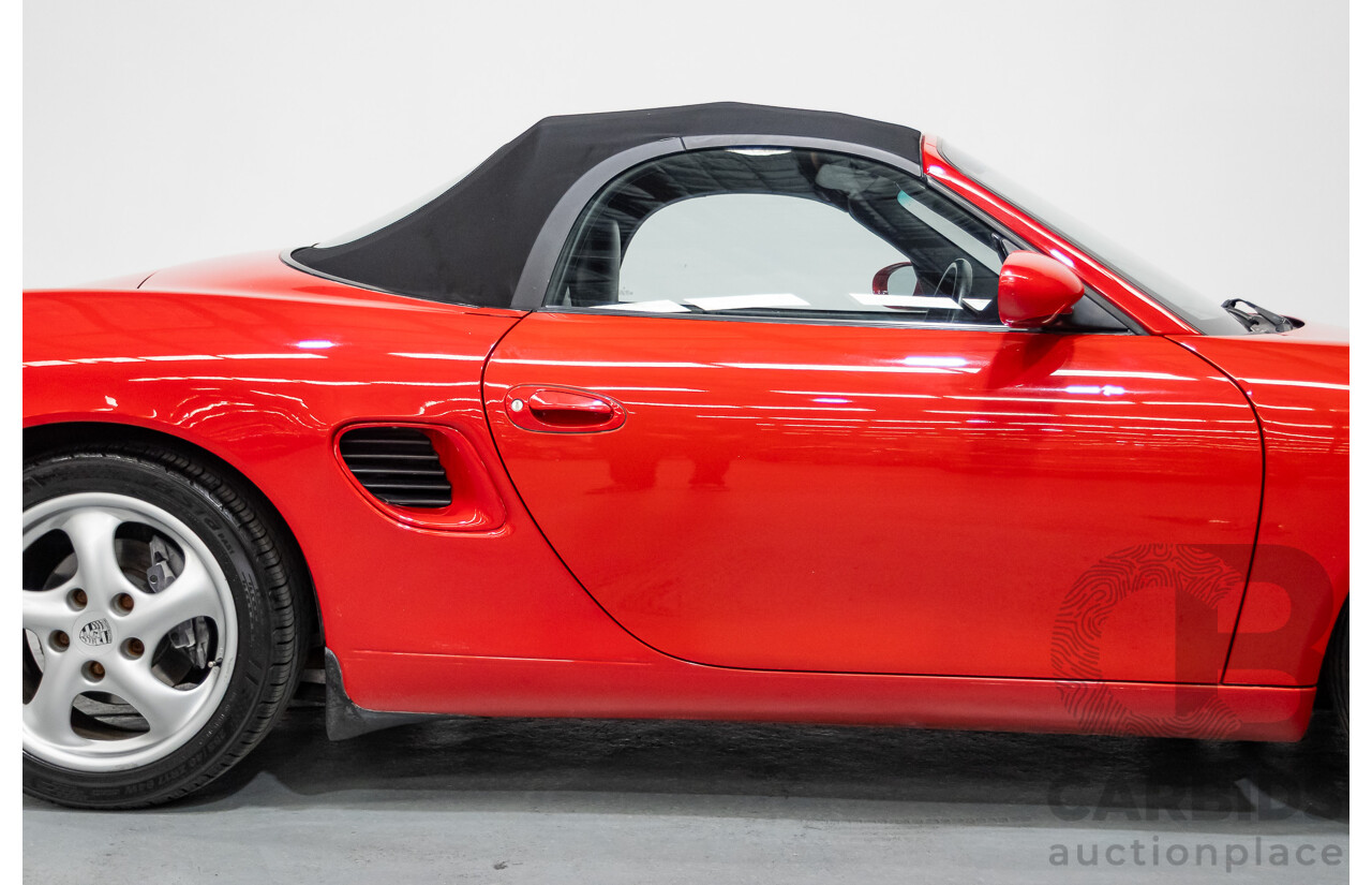 12/1998 Porsche Boxster 2d Roadster Rosso Red 2.5L