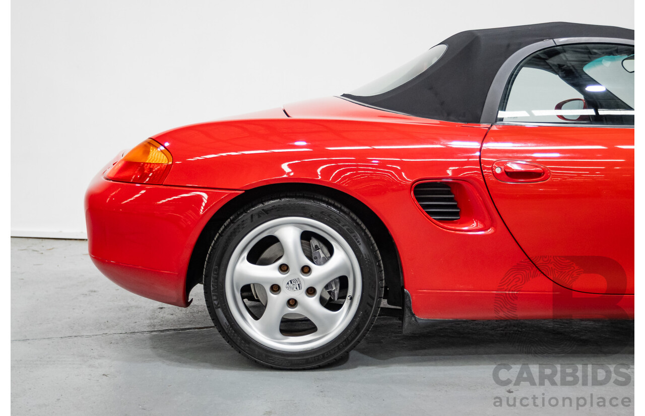 12/1998 Porsche Boxster 2d Roadster Rosso Red 2.5L