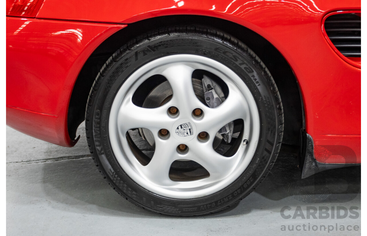 12/1998 Porsche Boxster 2d Roadster Rosso Red 2.5L