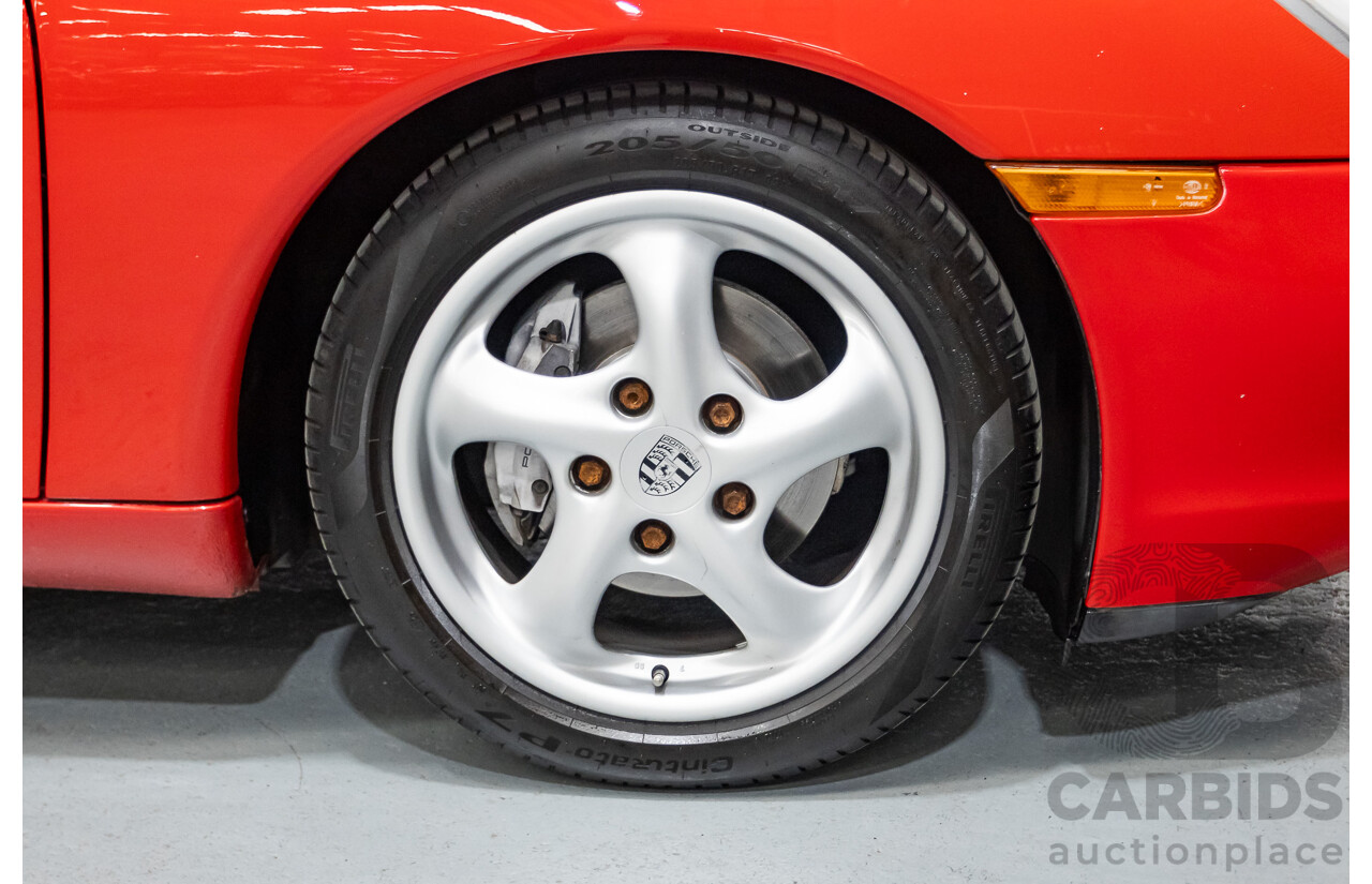 12/1998 Porsche Boxster 2d Roadster Rosso Red 2.5L