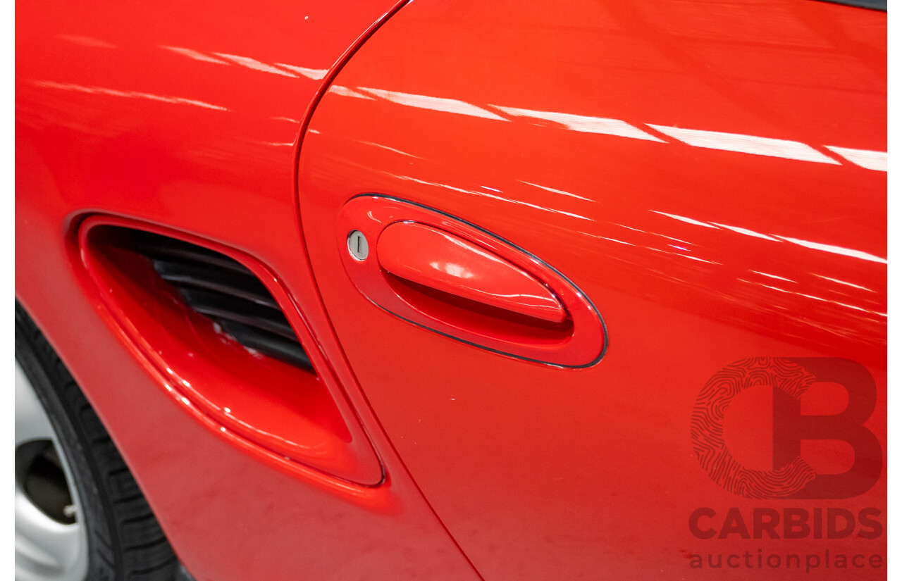 12/1998 Porsche Boxster 2d Roadster Rosso Red 2.5L