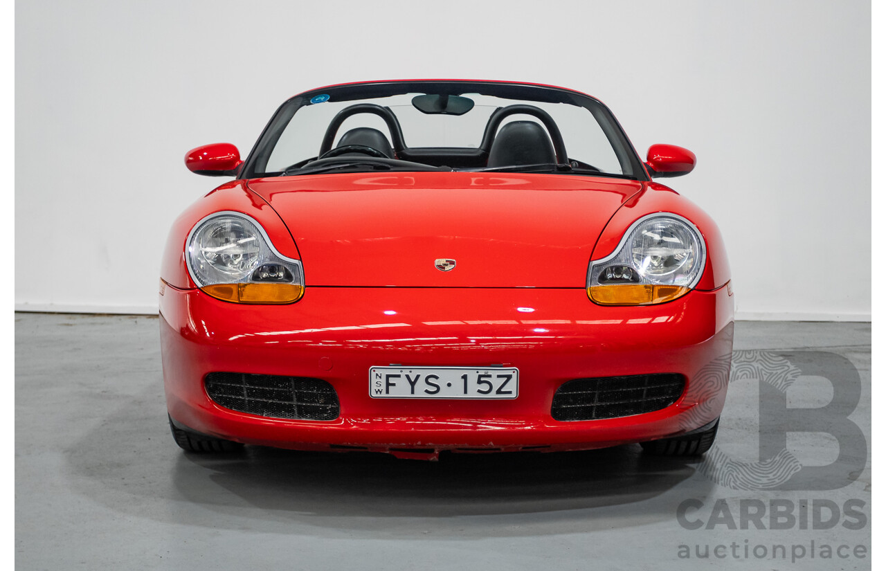 12/1998 Porsche Boxster 2d Roadster Rosso Red 2.5L