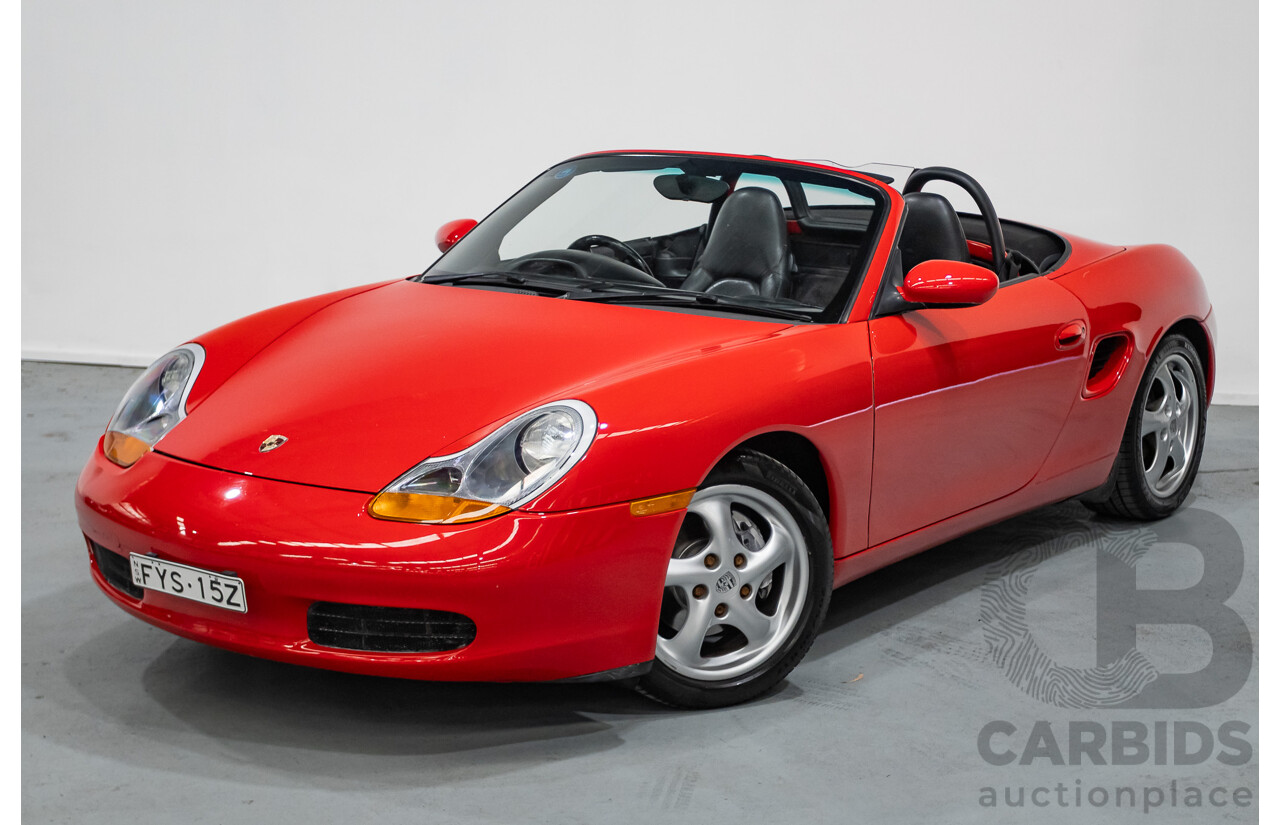 12/1998 Porsche Boxster 2d Roadster Rosso Red 2.5L