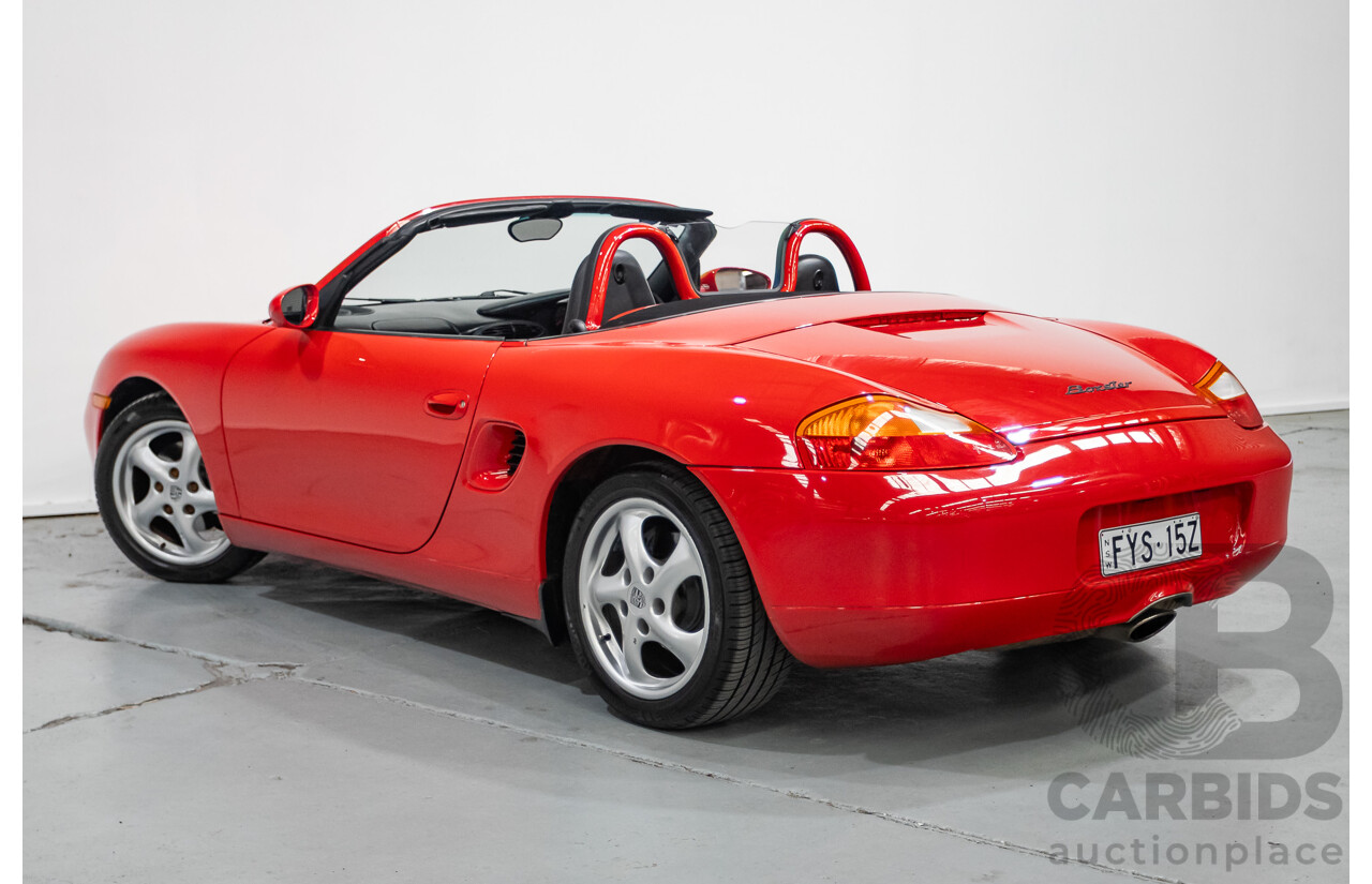 12/1998 Porsche Boxster 2d Roadster Rosso Red 2.5L