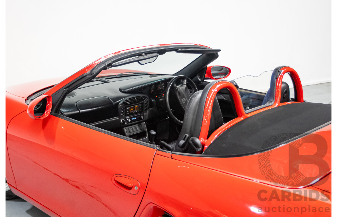12/1998 Porsche Boxster 2d Roadster Rosso Red 2.5L