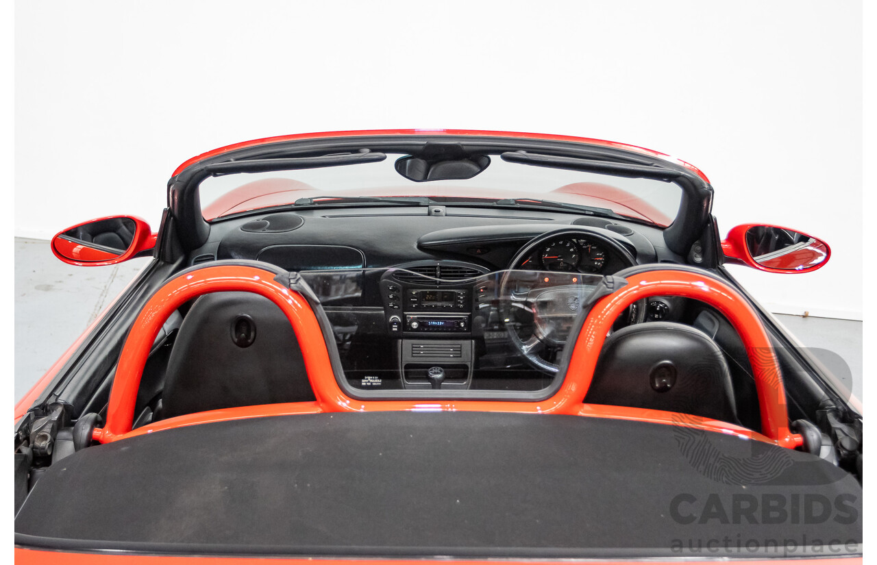 12/1998 Porsche Boxster 2d Roadster Rosso Red 2.5L