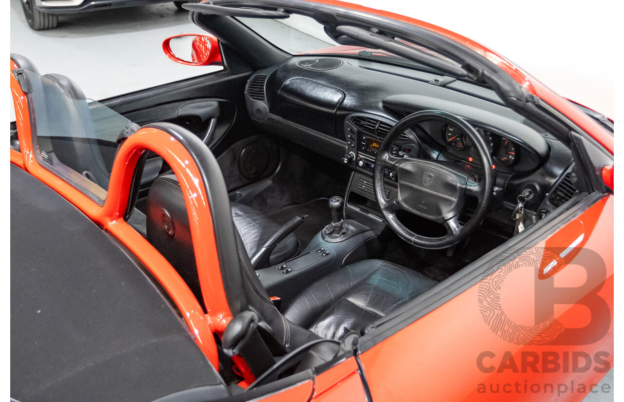 12/1998 Porsche Boxster 2d Roadster Rosso Red 2.5L
