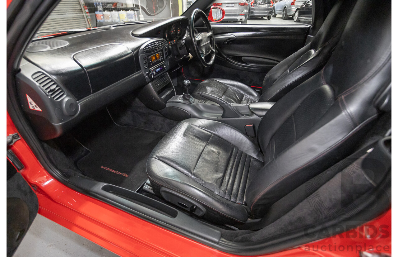 12/1998 Porsche Boxster 2d Roadster Rosso Red 2.5L