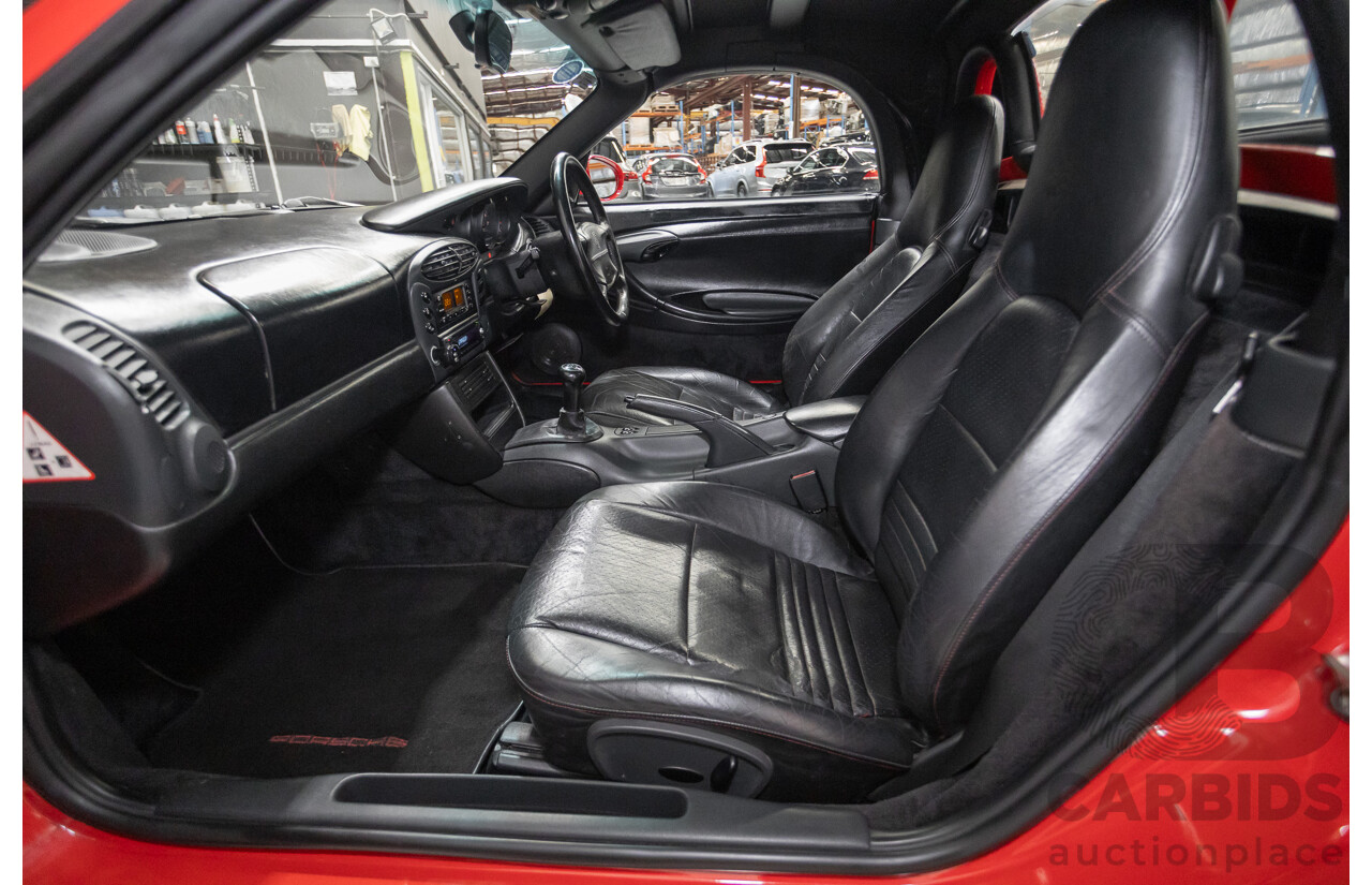12/1998 Porsche Boxster 2d Roadster Rosso Red 2.5L
