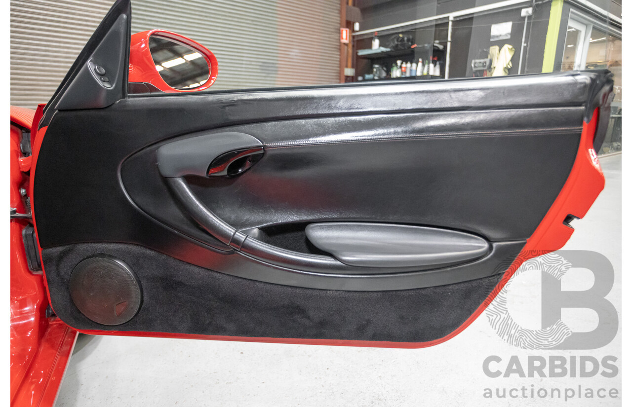 12/1998 Porsche Boxster 2d Roadster Rosso Red 2.5L