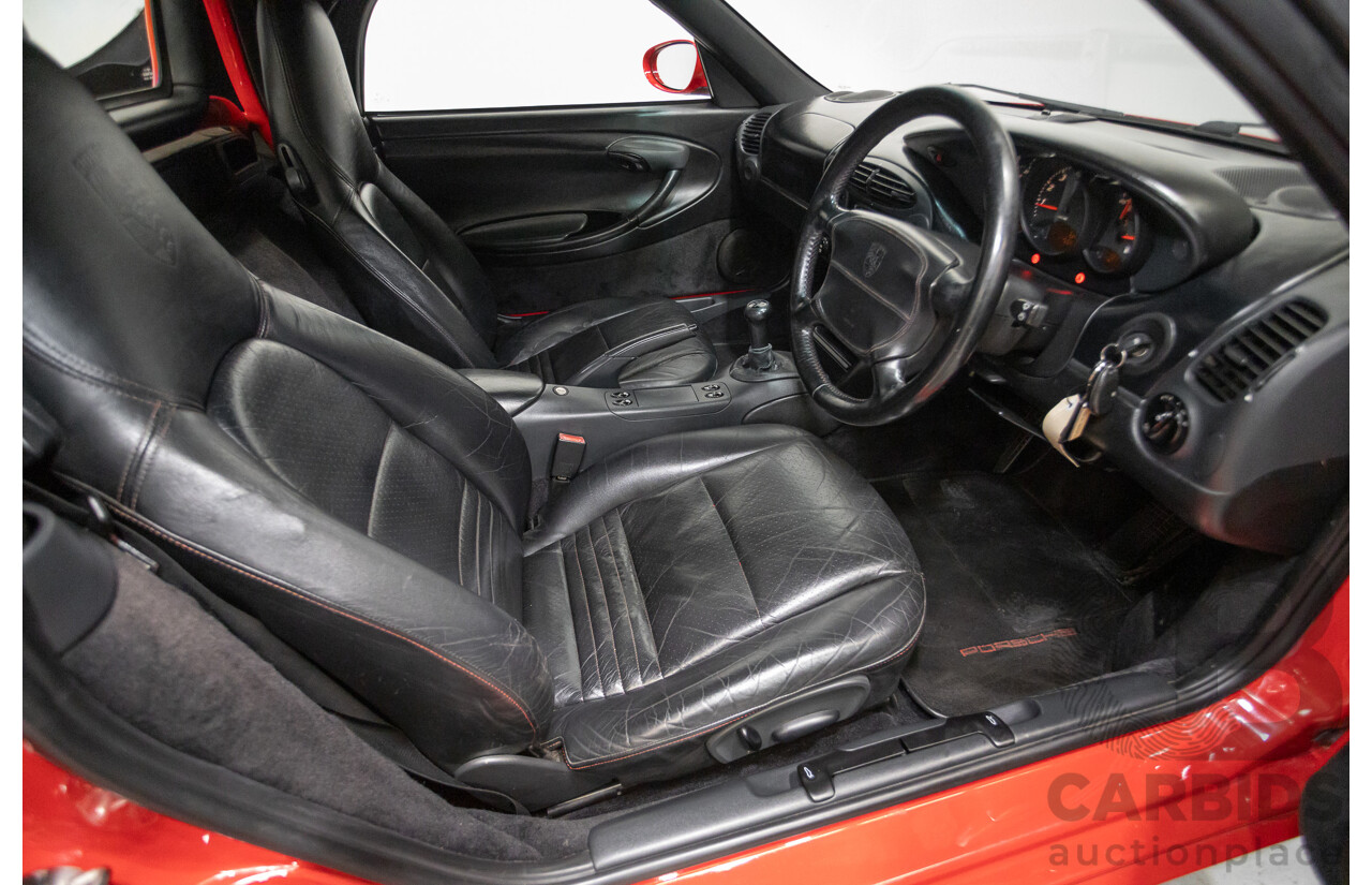 12/1998 Porsche Boxster 2d Roadster Rosso Red 2.5L