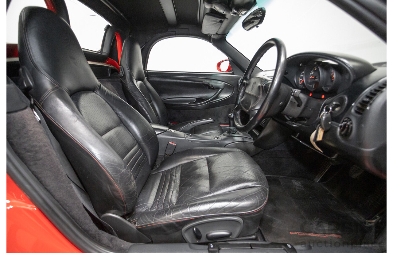 12/1998 Porsche Boxster 2d Roadster Rosso Red 2.5L
