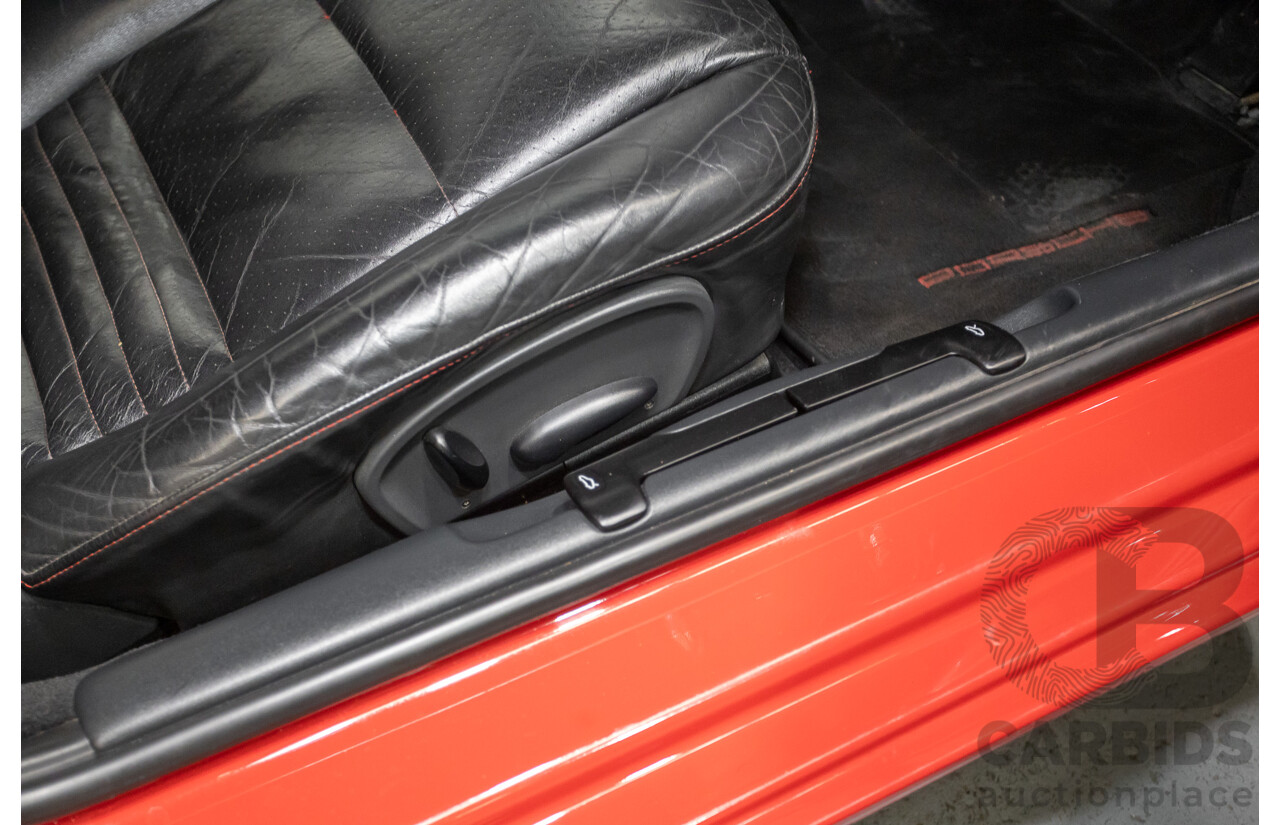 12/1998 Porsche Boxster 2d Roadster Rosso Red 2.5L