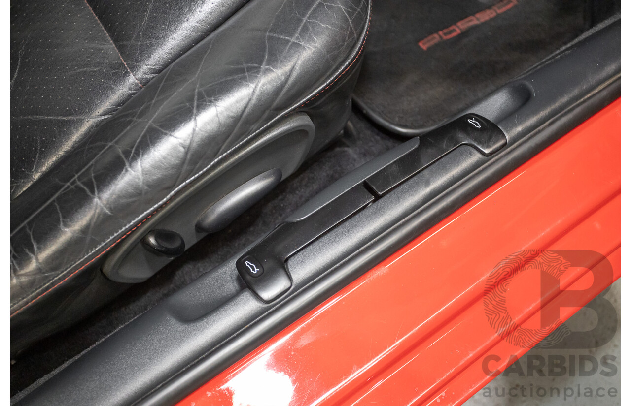 12/1998 Porsche Boxster 2d Roadster Rosso Red 2.5L