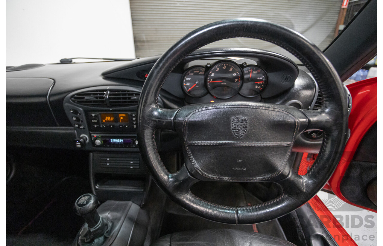 12/1998 Porsche Boxster 2d Roadster Rosso Red 2.5L