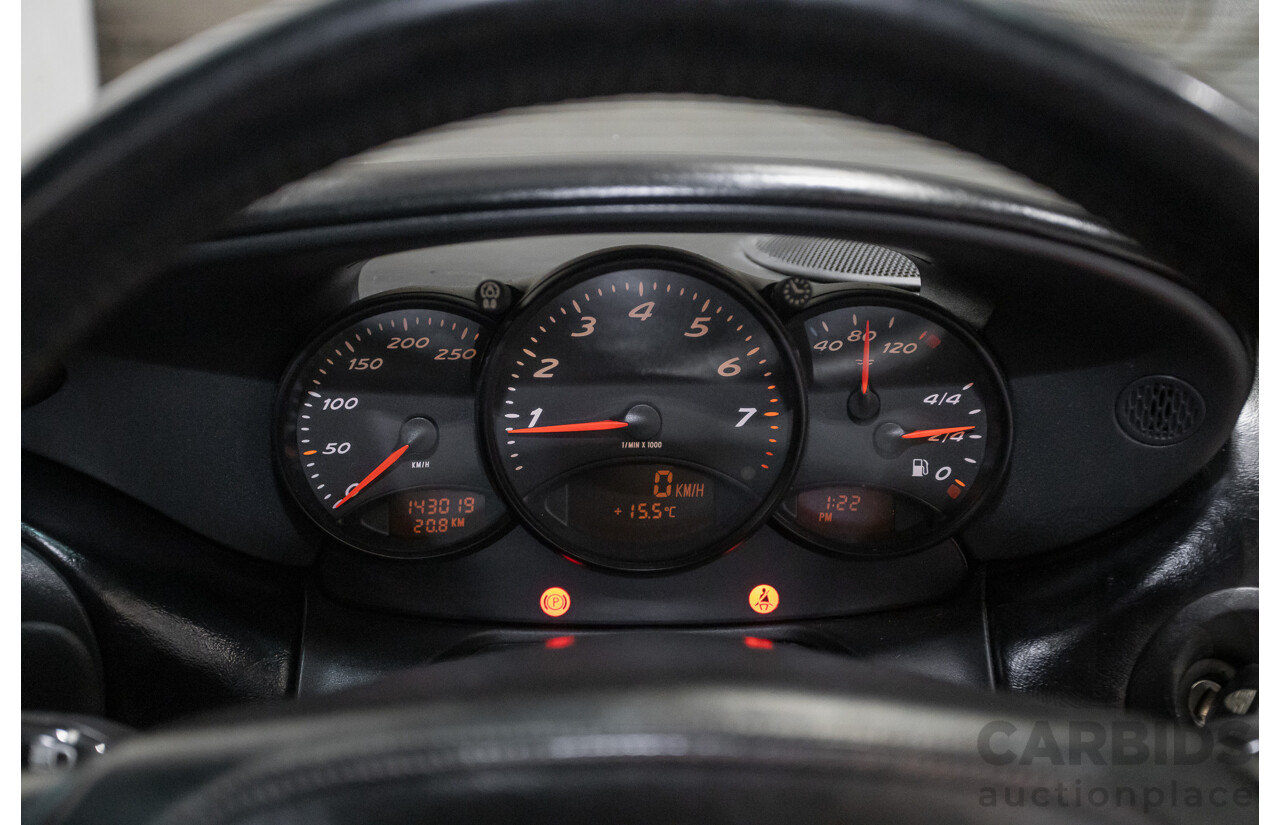 12/1998 Porsche Boxster 2d Roadster Rosso Red 2.5L