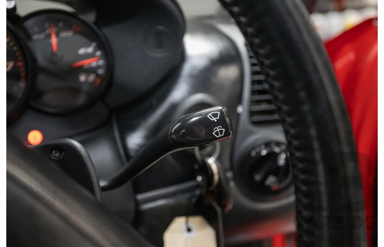 12/1998 Porsche Boxster 2d Roadster Rosso Red 2.5L