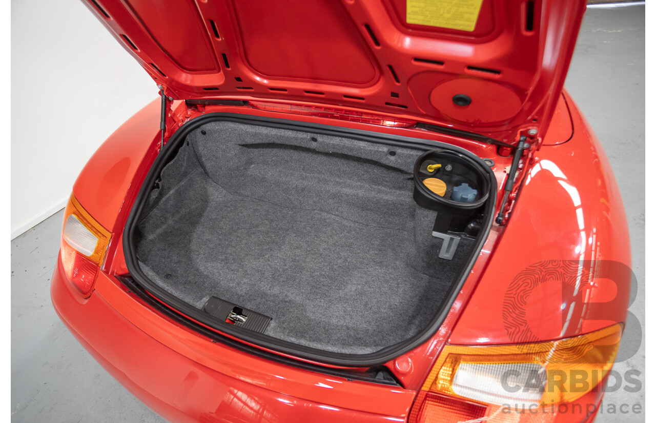 12/1998 Porsche Boxster 2d Roadster Rosso Red 2.5L