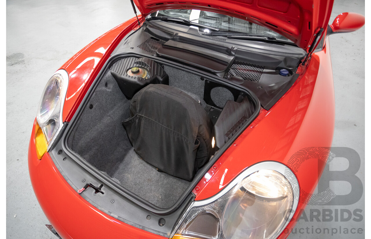 12/1998 Porsche Boxster 2d Roadster Rosso Red 2.5L