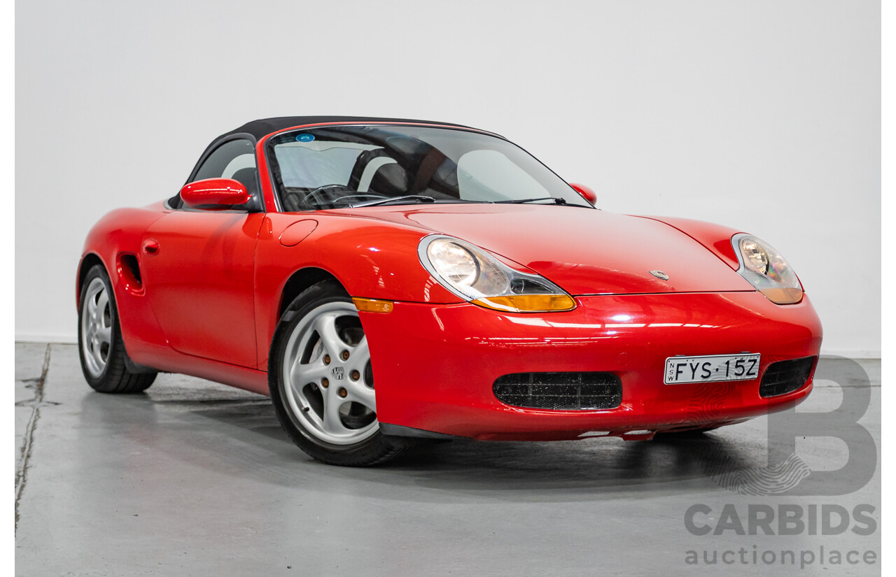 12/1998 Porsche Boxster 2d Roadster Rosso Red 2.5L