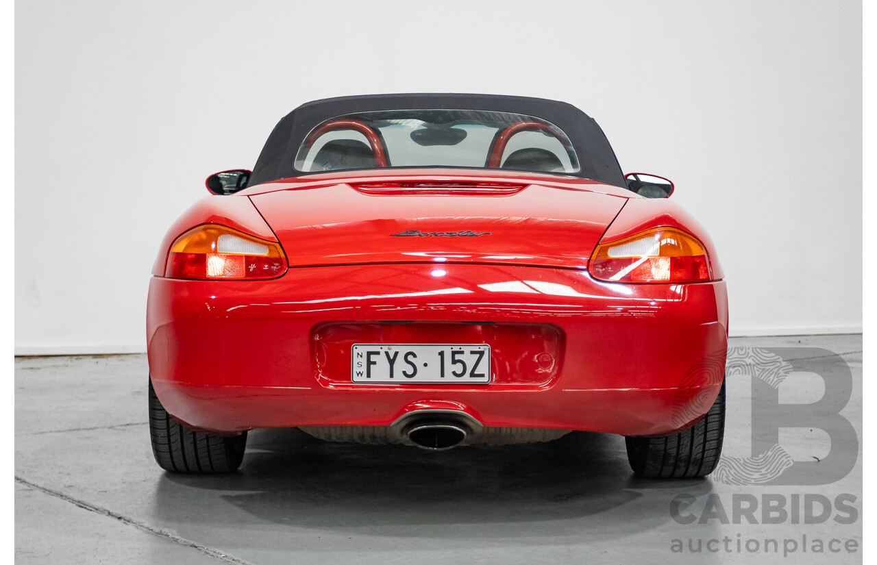 12/1998 Porsche Boxster 2d Roadster Rosso Red 2.5L
