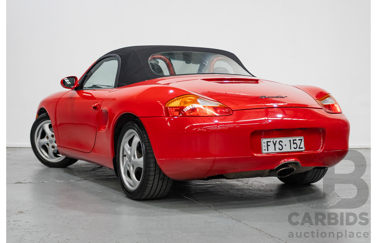 12/1998 Porsche Boxster 2d Roadster Rosso Red 2.5L